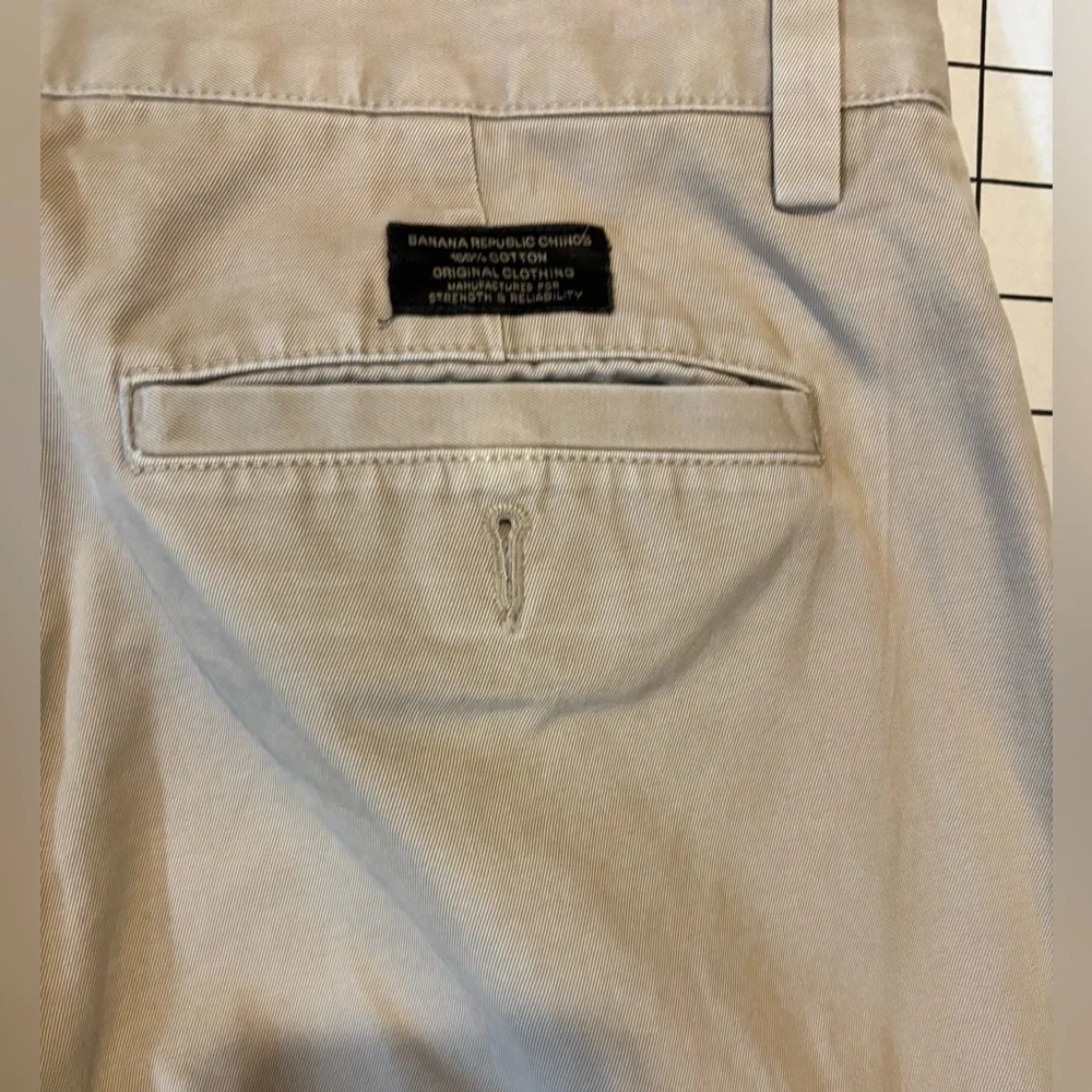 Banana‎ Republic Men's Size 30/30 Tan Straight Fit Gavin Pants
